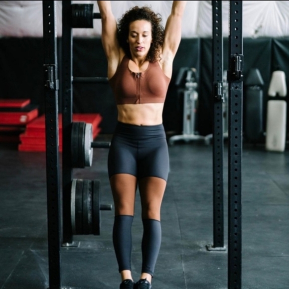 Zyia Mocha Block Light n Tight Hi-Rise 7/8 24" size 12 - Picture 6 of 8